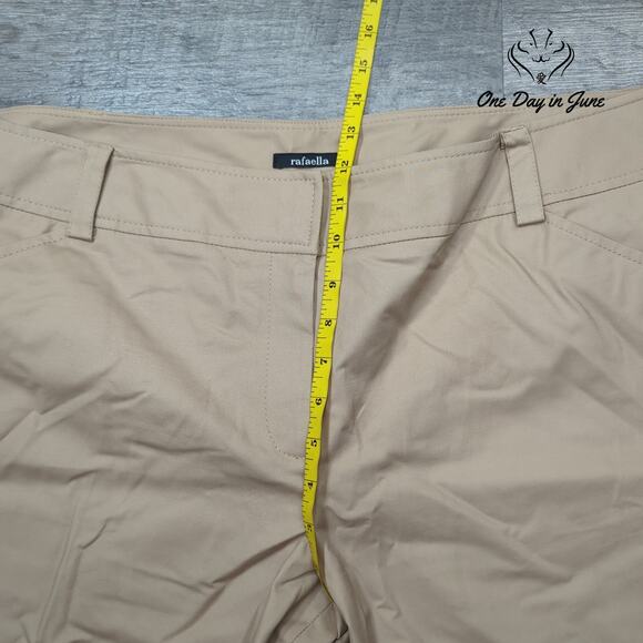 Rafaella Plus Size Flat Front Pants Size 18W - Picture 4 of 6